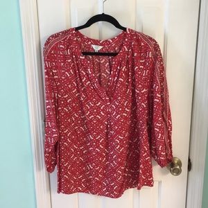 Crown & Ivy geometric top